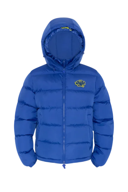SYNA DOUBLE PUFFER JACKET NAVY / YELLOW