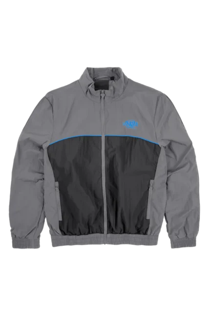 TEAM SYNA PIPE TRACK JACKET GREY/BLACK/COBALT