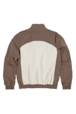 TEAM SYNA PIPE TRACK JACKET BROWN/BEIGE